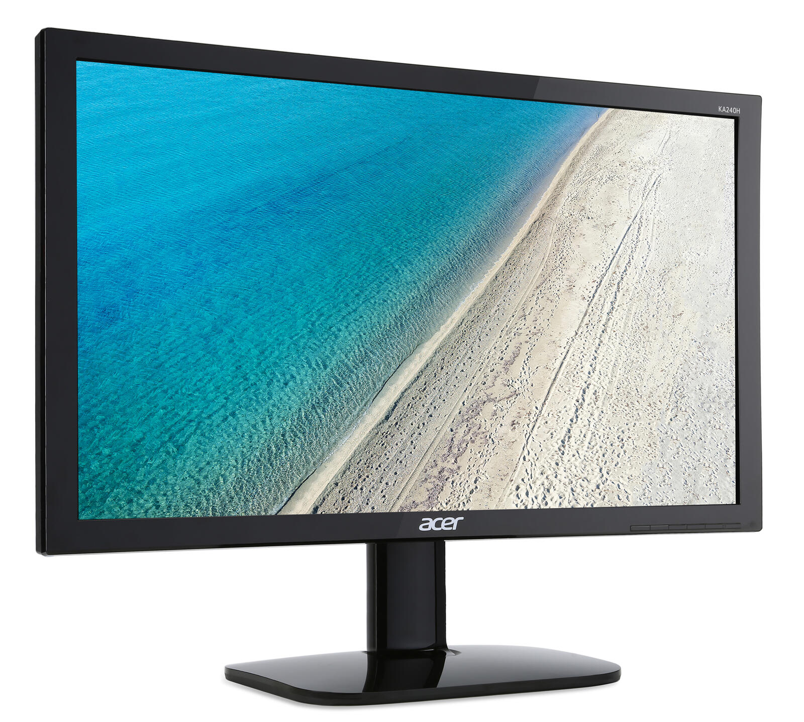 Acer KA240H Monitor 61,0 cm (24 Zoll) (FullHD, TNPanel, 5ms, VGA, DVI