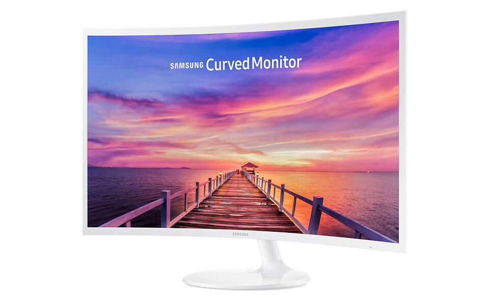 Samsung Curved Monitor C32F391FWU LED-Display 80 cm (32") weiß