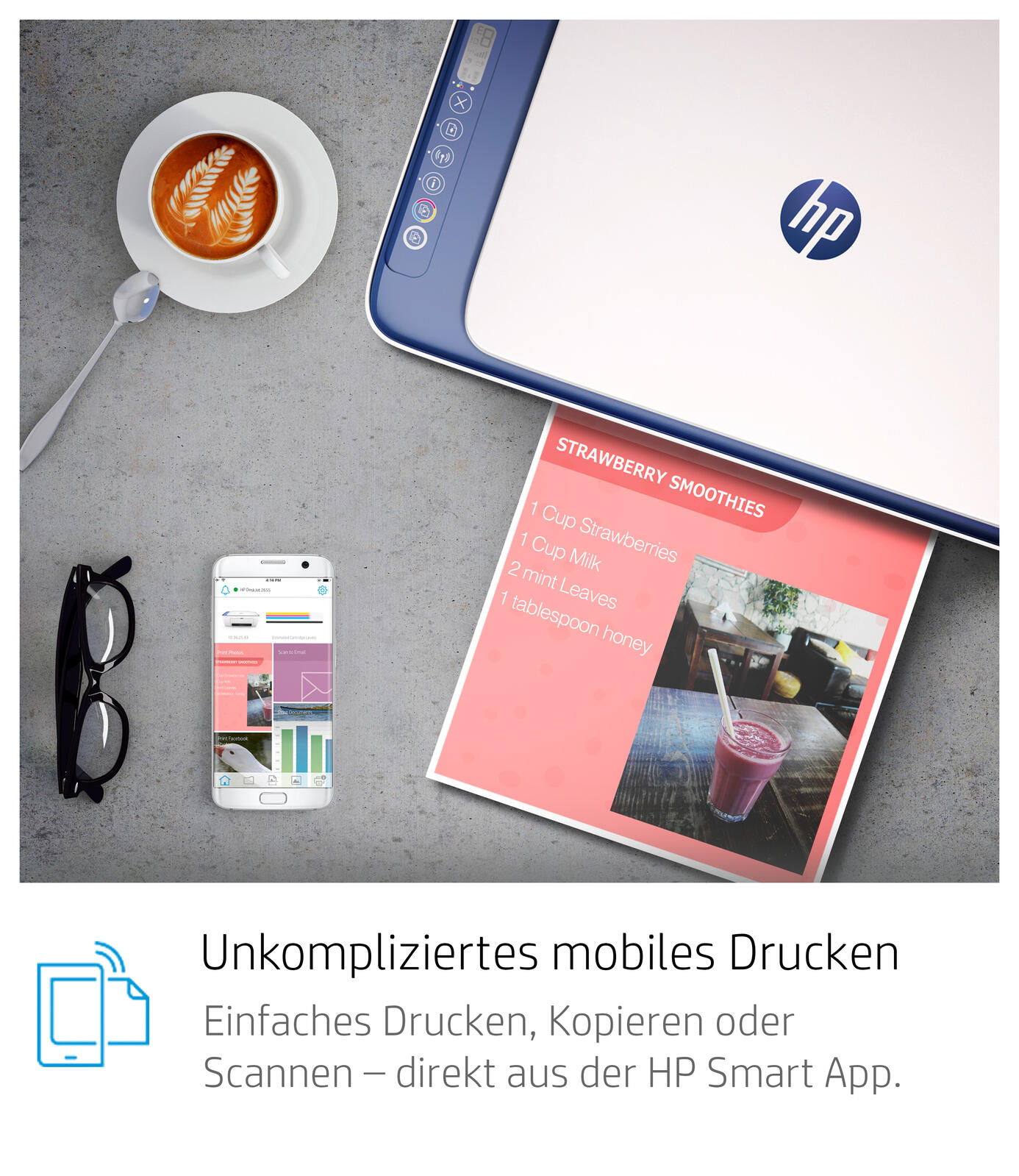 HP DeskJet 2630 Tintenstrahl-Multifunktionsgerät V1N03B | eBay