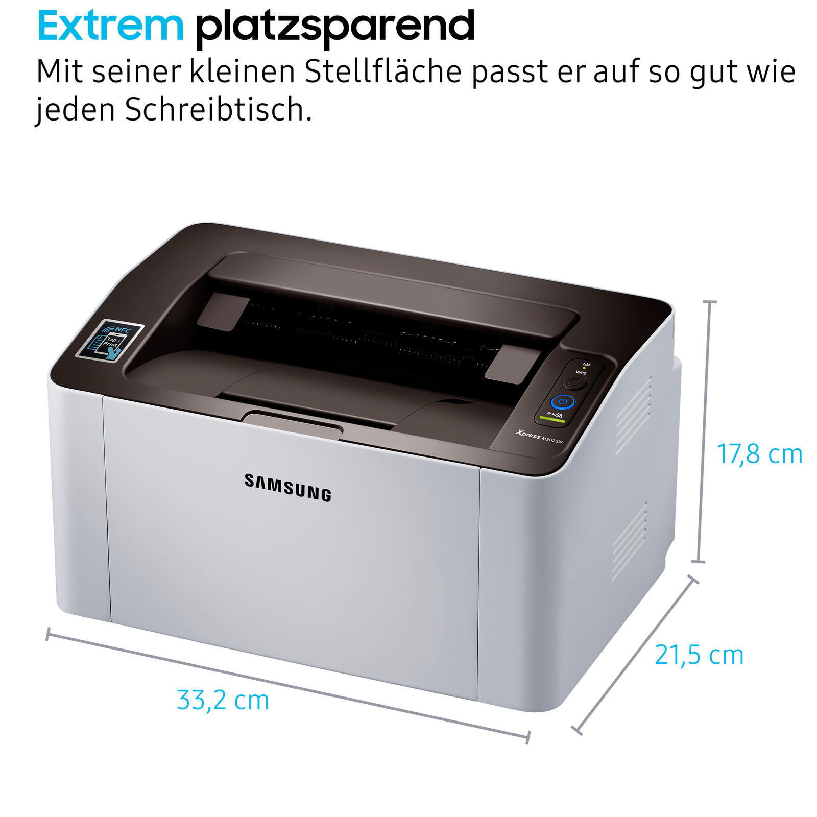 Samsung Xpress Sl M2026w Laserdrucker Sw A4 Drucker Wlan Nfc Usb Ebay 3712